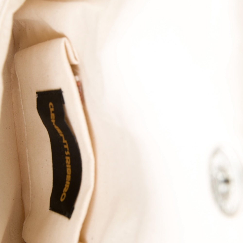 Anthropologie Clements Ribeiro Embelished Canvas Clutch - Picture 5 of 5